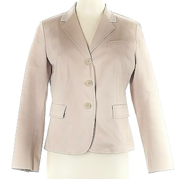Talbots Jackets & Blazers - Talbots Petite Tan Blazer